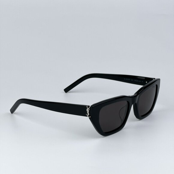 Saint Laurent SLM127/F 001 BRAND NEW Sunglasses Black Cat Eye Women main image 4